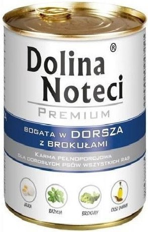 Dolina Noteci Premium Dorsz Z Brokułami 400g