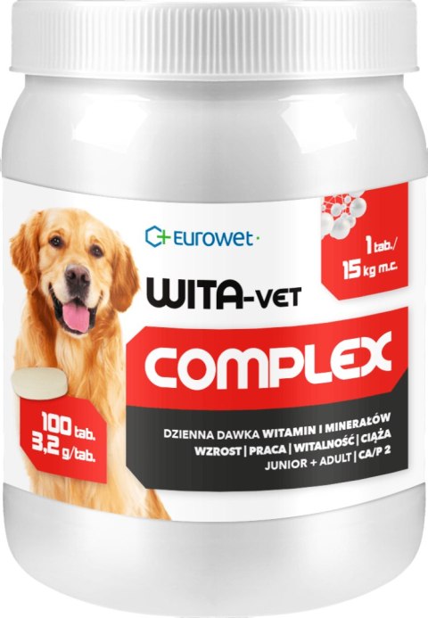 Eurowet Wita-Vet Junior + Adult 100tab