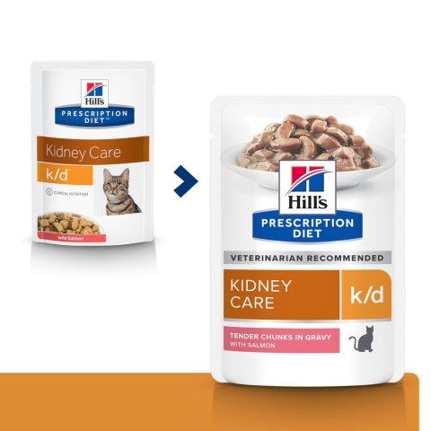 Hill's Prescription Diet k/d Feline Salmon 85g