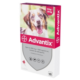 Bayer Advantix Krople Na Kleszcze I Pchły 2,5ml