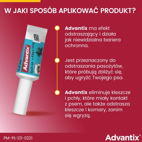 Bayer Advantix Krople Na Kleszcze I Pchły 4x1ml