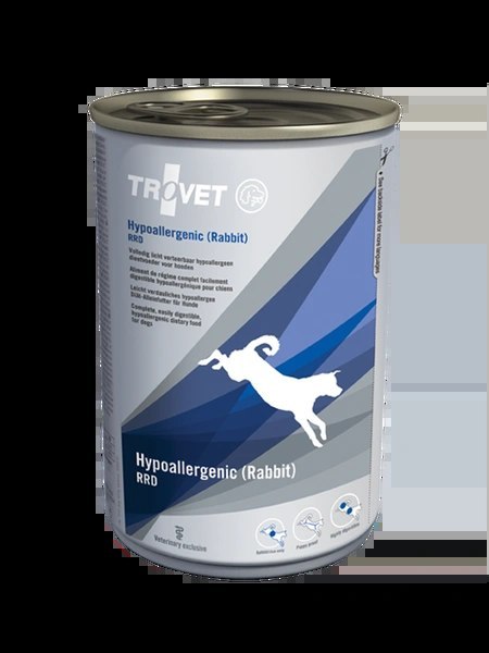 TROVET RRD Hypoallergenic - Rabbit (dla psa) 400g - puszka