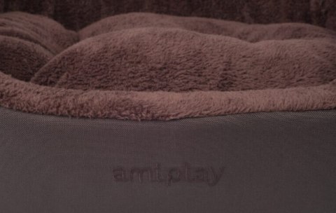 AMIPLAY Legowisko Elipsa Aspen Brązowe L