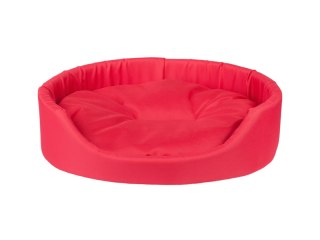 AMIPLAY Legowisko Owalne Basic Czerwone M