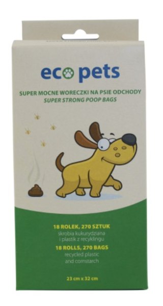 BECO PETS Ekologiczne Worki Na Odchody 270szt.
