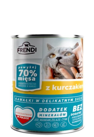 Frendi Kawałki W Delikatnym Sosie Z Kurczakiem 800g