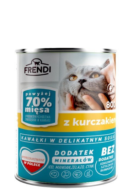 Frendi Kawałki W Delikatnym Sosie Z Kurczakiem 800g