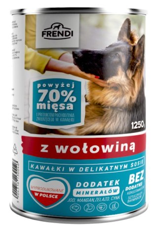 Frendi Kawałki W Delikatnym Sosie Z Wołowiną 1250g