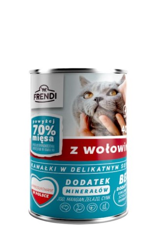 Frendi Kawałki W Delikatnym Sosie Z Wołowiną 400g