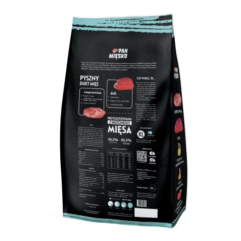 PAN MIĘSKO Wieprzowina Z Dzikiem XL 20kg