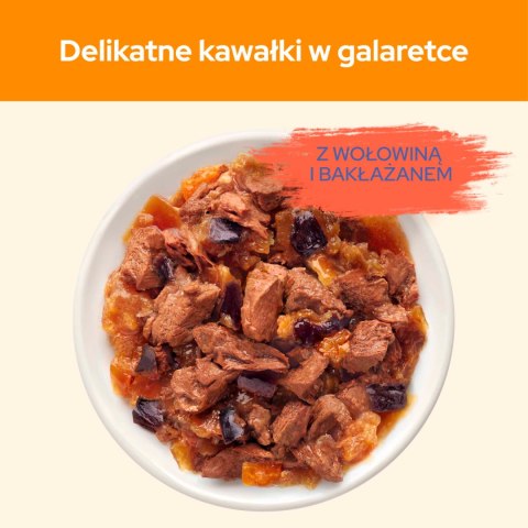 Purina Cat Chow Adult Wołowina Z Bakłażanem 85g
