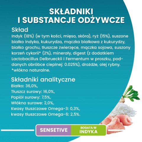 Purina One Cat Sensitive Karma Z Indykiem Dla Kota 800g