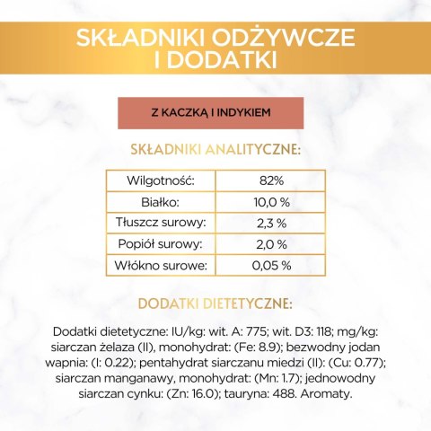 Purina Gourmet Gold kaczka/indyk w sosie 85g