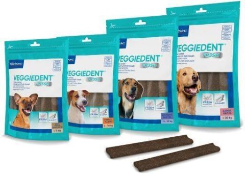 Virbac Veggiedent Fresh Gryzak S (5-10kg) 15sztuk