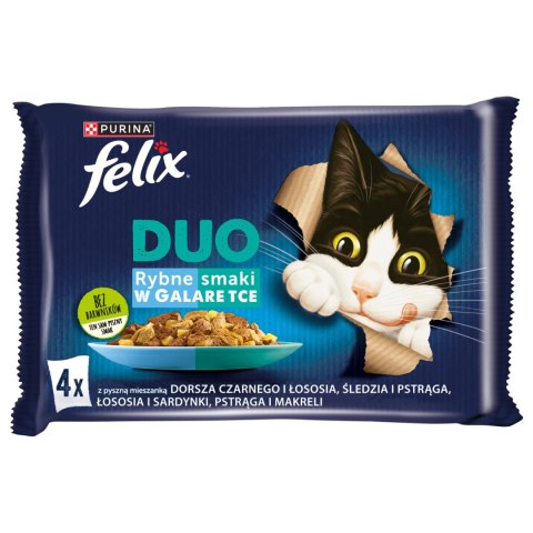 Felix Duo Rybne Smaki W Galaretce 4x85g