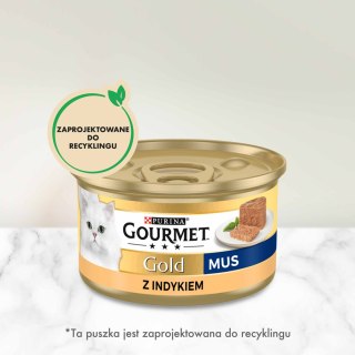 Purina Gourmet Gold mus z indykiem 85g
