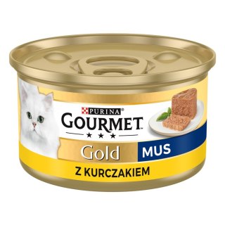 Purina Gourmet Gold mus z kurczakiem 85g