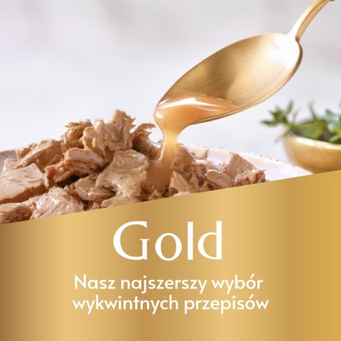 Purina Gourmet Gold z wołowiną i kurczakiem w sosie z pomidorami 85g