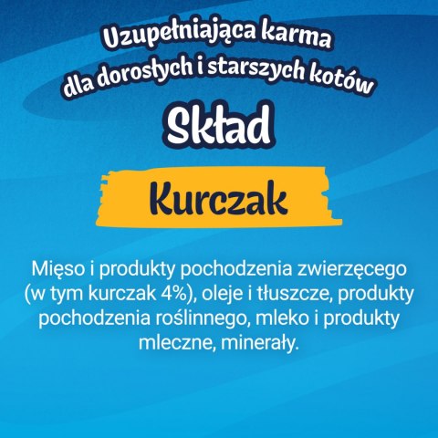 Felix Deli Moments Kremowe Przekąski Dla Kotów Z Kurczakiem 4x10g