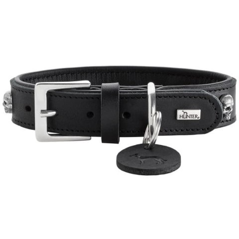 Hunter Obroża Ze Skóry Dla Psa Mombasa XS-S 35 Cm
