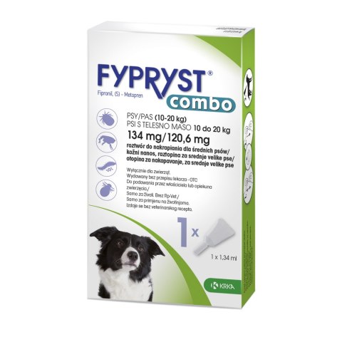 Krka Fypryst Combo Na Pchły I Kleszcze Dla Psa 10-20kg 1 Pipeta