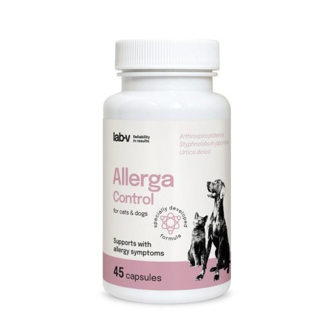 Lab-v Allerga Control Wsparcie Przy Objawach Alergii 45 Kapsułek