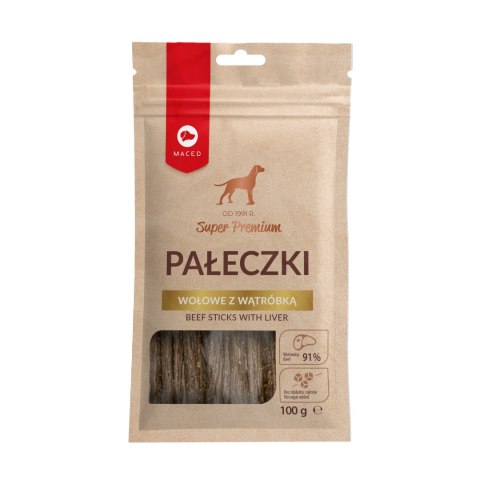 MACED Pałeczki wołowe z wątróbką 100 g