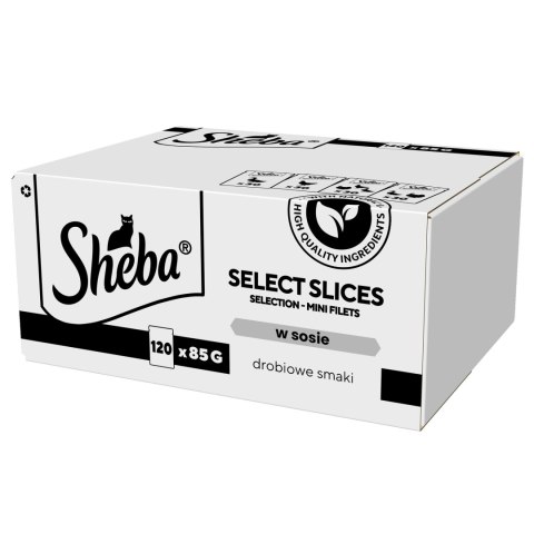 Sheba Selection Karma Dla Kota Drobiowe Smaki 120x85g
