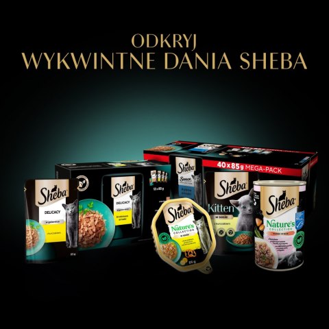 Sheba Selection Karma Dla Kota Drobiowe Smaki 120x85g