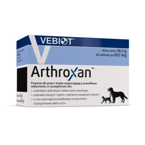 Vebiot Arthroxan Suplement Dla Psa 60 Tabletek