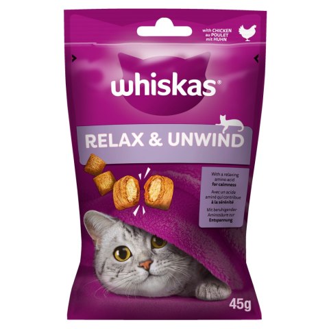 Whiskas Relaks i Odprężenie z kurczakiem 45g