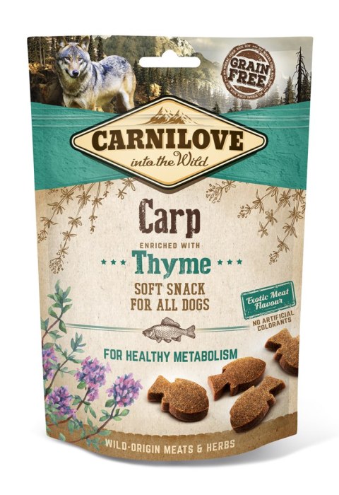 Carnilove Semi-Moist Snack Karp I Tymianek Dla Psów 200g