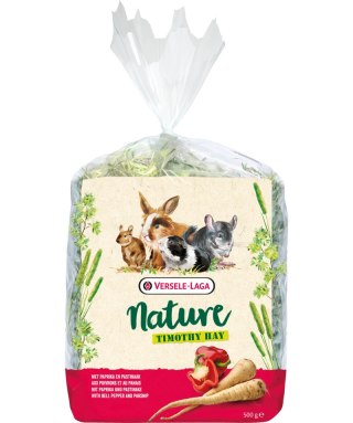 Versele-Laga Timothy Hay Bell Pepper & Parsnip 500g