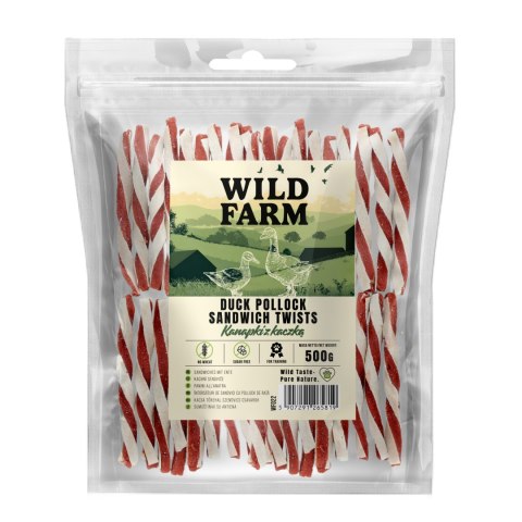 Wild Farm Kanapka Z Kaczką 500g Przysmak Dla Psa
