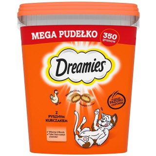 Dreamies Przysmak Dla Kotów Kurczak Mega Pudełko 350g