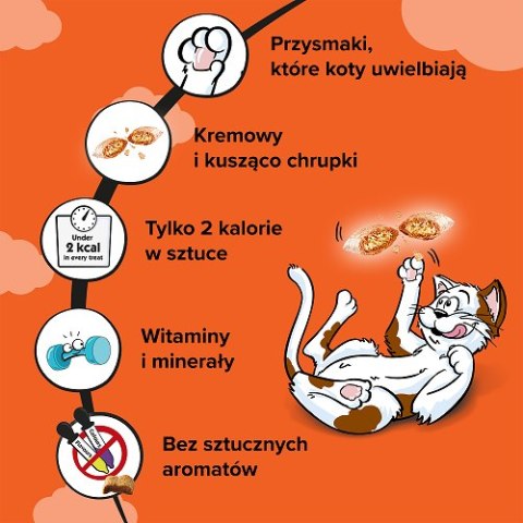 Dreamies Przysmak Dla Kotów Kurczak Mega Pudełko 350g