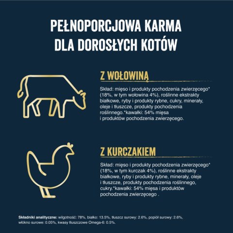 FELIX Tasty Shreds Karma dla dorosłych kotów Wiejskie Smaki w Sosie