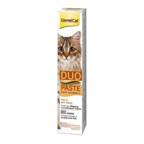 Gimcat Anti Hairball Duo Pasta Malt Z Serem Dla Kota 50g
