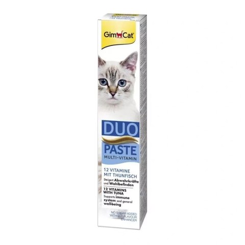 Gimcat Multi Vitamin Duo Pasta Z Tuńczykiem Dla Kota 50g