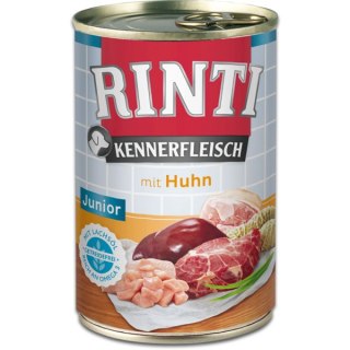 Rinti Kennerfleisch Junior Huhn Karma Mokra dla Psa - Kurczak 400g