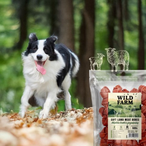 WILD FARM Miękkie Kostki Z Jagnięciny Przysmak Dla Psa 500G