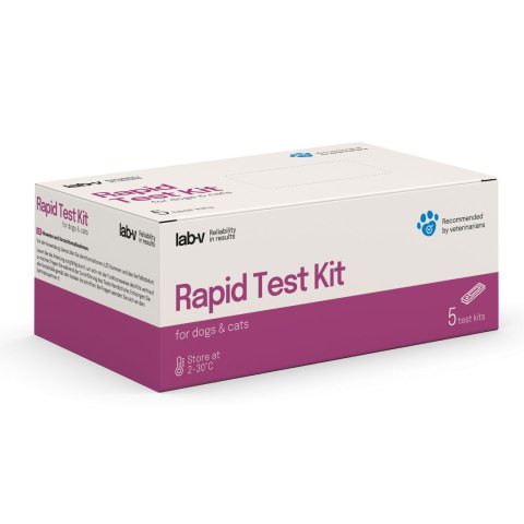 Lab-v Ehrlichia/Anaplasma/Babeis gibsoni Ab u Psów Szybki Test