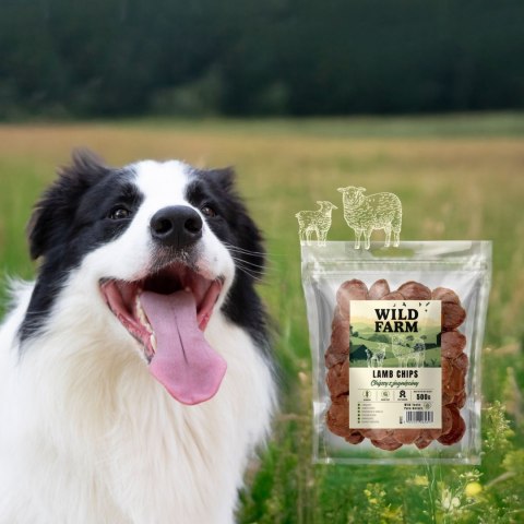 WILD FARM Chipsy Z Jagnięciny Przysmak Dla Psa 500G
