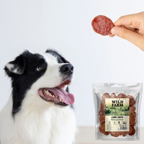 WILD FARM Chipsy Z Jagnięciny Przysmak Dla Psa 500G