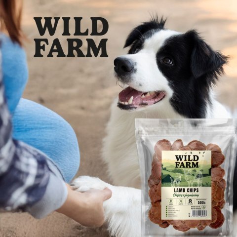 WILD FARM Chipsy Z Jagnięciny Przysmak Dla Psa 500G