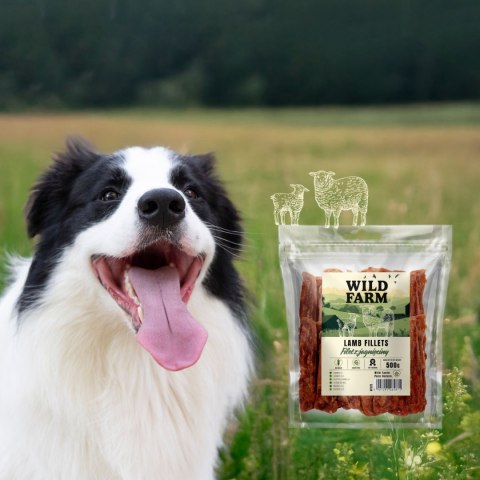 WILD FARM Filet Z Jagnięciny Przysmak Dla Psa 500G