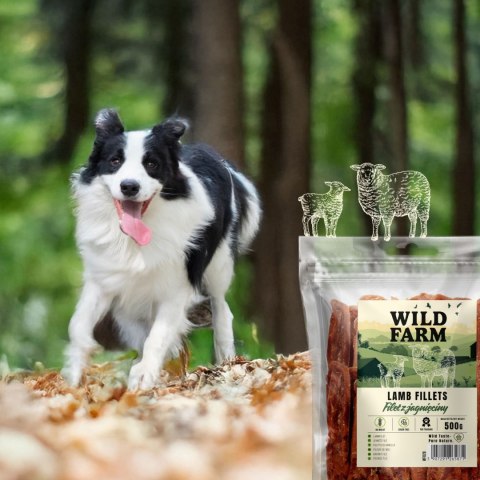 WILD FARM Filet Z Jagnięciny Przysmak Dla Psa 500G