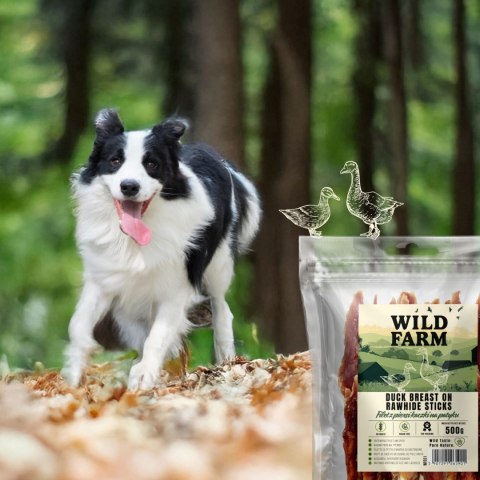 WILD FARM Filet Z Piersi Kaczki Na Patyku Przysmak Dla Psa 500G