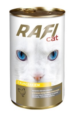 RAFI Cat Kawałki z drobiem w sosie- puszka 415g