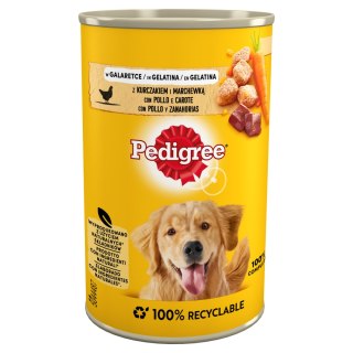 Pedigree Mokra Karma Dla Dorosłych Psów Z Kurczakiem I Warzywami W Galaretce 400g